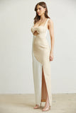 Taania Two Tone Maxi Dress