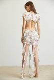 Ethereal Ruffle Floral Dress