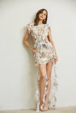 Ethereal Ruffle Floral Dress