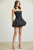 Blacky Beauty Bubble Mini Skirt Dress