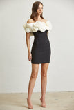 Silken Rose Strapless Dress