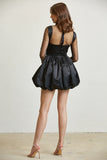 Gossamer Satin Bubble Mini Dress