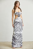 Sebra Chain Strap Maxi Dress