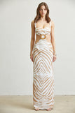 Sebra Chain Strap Maxi Dress