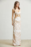 Sebra Chain Strap Maxi Dress