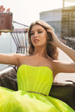 Geena- Tulle Lime Greed Dress